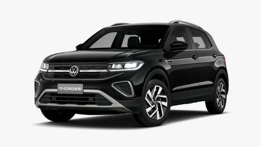 Volkswagen T-Cross branco modelo 2026 com fundo neutro, ilustrando os preços de seguro T-Cross.