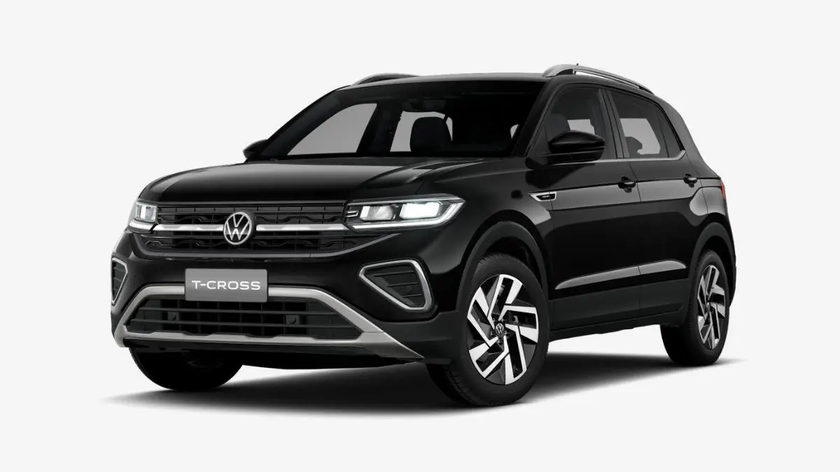 Volkswagen T-Cross branco modelo 2026 com fundo neutro, ilustrando os preços de seguro T-Cross.