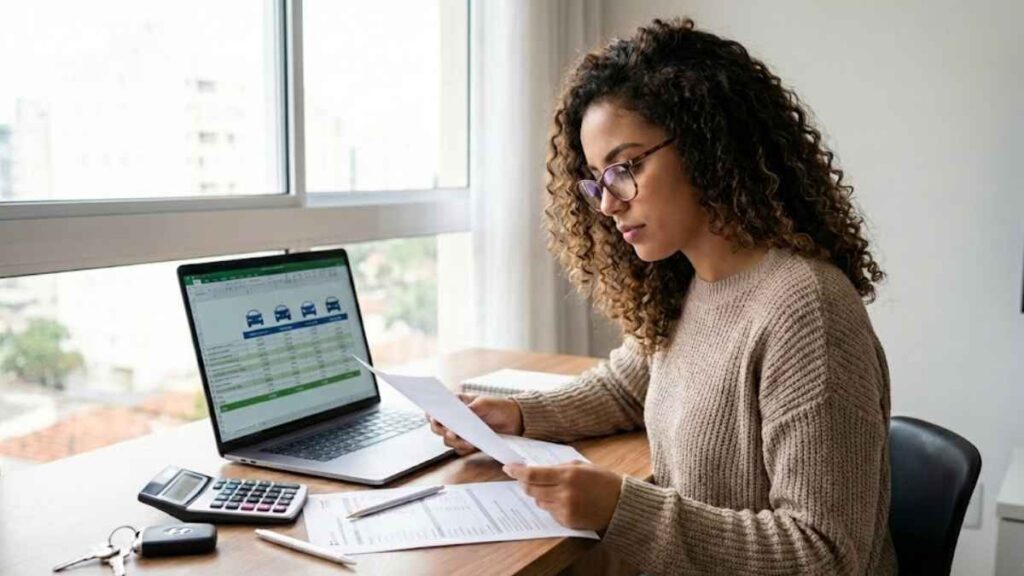 Jovem comparando preços de seguro do HB20 para jovem- tabela de valores por idade